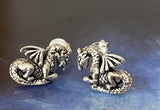 Jewelry Trends Petite Dragon Stud Post Sterling Silver Earrings