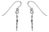 Jewelry Trends Sterling Silver Dragonfly Dangle Earrings