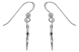 Jewelry Trends Sterling Silver Dragonfly Dangle Earrings