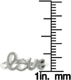 Jewelry Trends Sterling Silver Love Script Promise Ring Whole Sizes 6 - 9