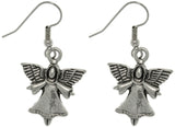 Jewelry Trends Pewter Heavenly Angel Dangle Earrings - Angel Wings Jewelry