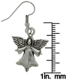 Jewelry Trends Pewter Heavenly Angel Dangle Earrings - Angel Wings Jewelry