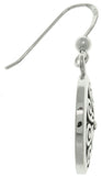 Jewelry Trends Sterling Silver Viking Round Celtic Whirl Wind Dangle Earrings
