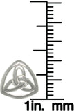 Jewelry Trends Sterling Silver Celtic Trinity Knot Stud Earrings