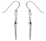 Jewelry Trends Sterling Silver Celtic Triskele Dragonfly Dangle Earrings