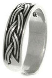 Jewelry Trends Sterling Silver Weave Celtic Rope Design Adjustable Toe Ring