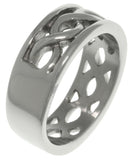 Jewelry Trends Stainless Steel Band Ring With Infinity Knot Symbols Whole Sizes 6 - 10 - 6