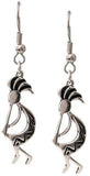 Jewelry Trends Sterling Silver Kokopelli Dangle Earrings South Western Design