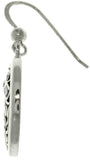 Jewelry Trends Sterling Silver Celtic Moon and Sun Tree of Life Round Filigree Dangle Earrings