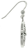 Jewelry Trends Sterling Silver Viking Round Celtic Whirl Wind Dangle Earrings
