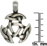 Jewelry Trends Pewter Celtic Crescent Knot Unisex Pendant