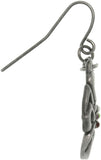 Celtic Knot Earrings - Pewter Rhinestone Tribal Knot Earrings