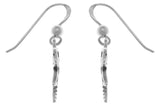 Jewelry Trends Sterling Silver Dragonfly Dangle Earrings