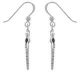 Jewelry Trends Sterling Silver Celtic Triskele Dragonfly Dangle Earrings