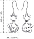 Jewelry Trends Sterling Silver Dangle Earrings