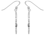 Jewelry Trends Sterling Silver Fleur De Lis Dangle Earrings