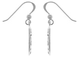 Jewelry Trends Sterling Silver Celtic Triskele Knot Round Dangle Earrings