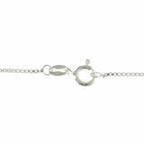 Jewelry Trends Sterling Silver Celtic Trinity Quadrata Pendant on 18 Inch Box Chain Necklace