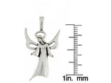 Angel Necklace - Sterling Silver Angel of Faith Pendant Necklace