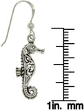 Jewelry Trends Sterling Silver Celtic Knot Seahorse Dangle Earrings