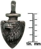Jewelry Trends Pewter Eagle Arrowhead Unisex Pendant