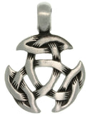 Jewelry Trends Pewter Celtic Crescent Knot Unisex Pendant