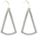 Jewelry Trends Sterling Silver Triangle Earrings