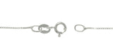 Jewelry Trends Sterling Silver Cross Pendant with Open Design on Box Chain Necklace