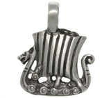 Jewelry Trends Antiqued Pewter Viking Ship Pendant