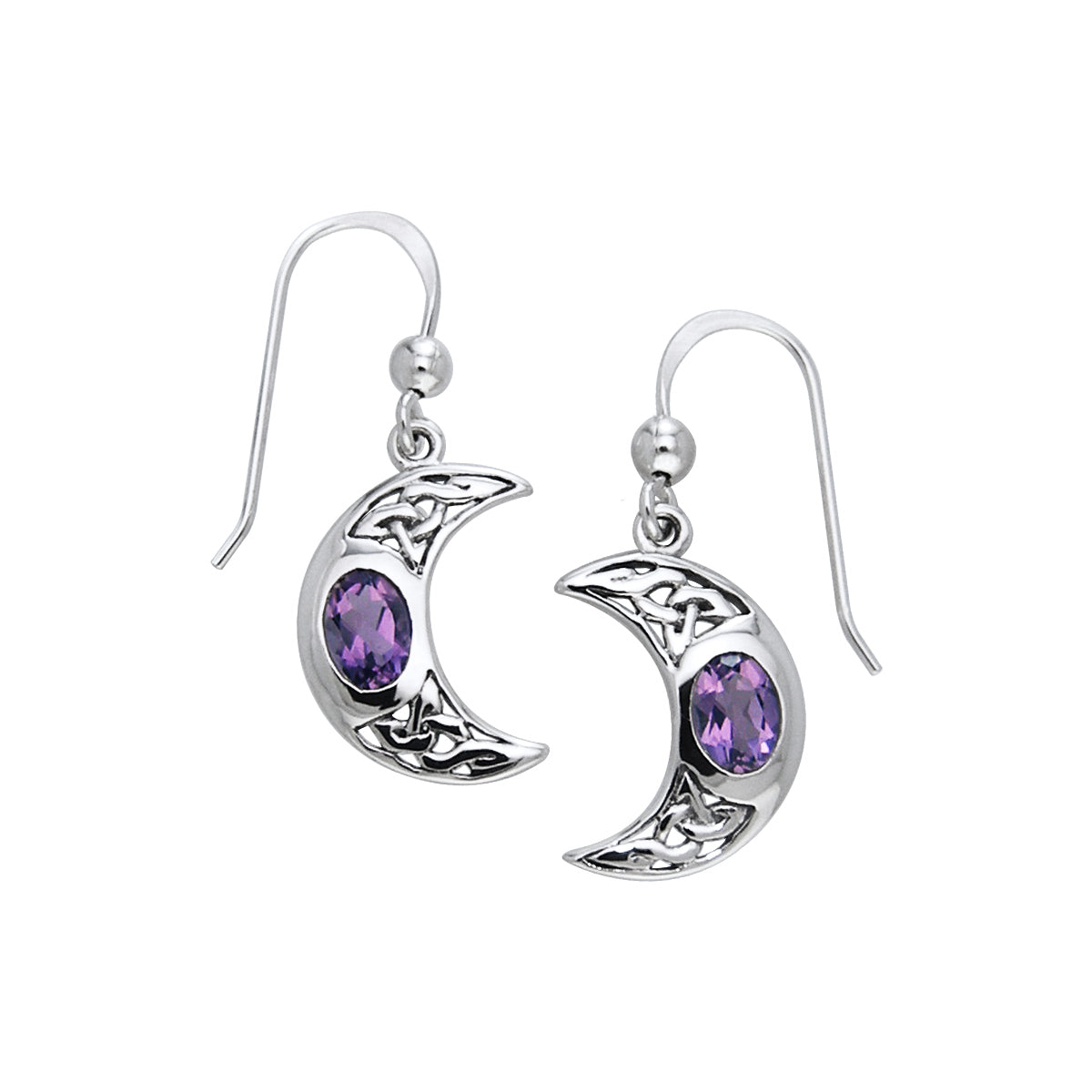 GOOD NIGHT. Man in the Moon Crescent Earrings - Silver – REGALROSE