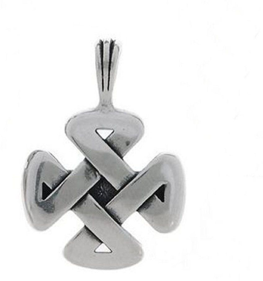 Jewelry Trends Sterling Silver Celtic Strength Pendant with 18 Inch Chain Necklace