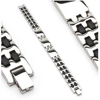 Jewelry Trends 316L Stainless Steel Panel Bracelet