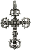 Jewelry Trends Pewter Large Bottony Cross Unisex Pendant