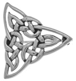 Jewelry Trends Sterling Silver Celtic Trinity Knot Brooch Pin