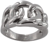 Jewelry Trends Stainless Steel Eternal Link Ring Size 10