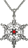Jewelry Trends Pewter Celtic Knot Star Of Creation Pendant on 24 Inch Chain Necklace
