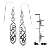Jewelry Trends Sterling Silver Celtic Imagination Woven Dangle Earrings