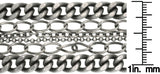 Jewelry Trends Silver Plated Brass Six Chain Toggle Bracelet