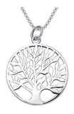 Jewelry Trends Sterling Silver Celtic Tree of Life Charm Pendant on 18 Inch Box Chain Necklace