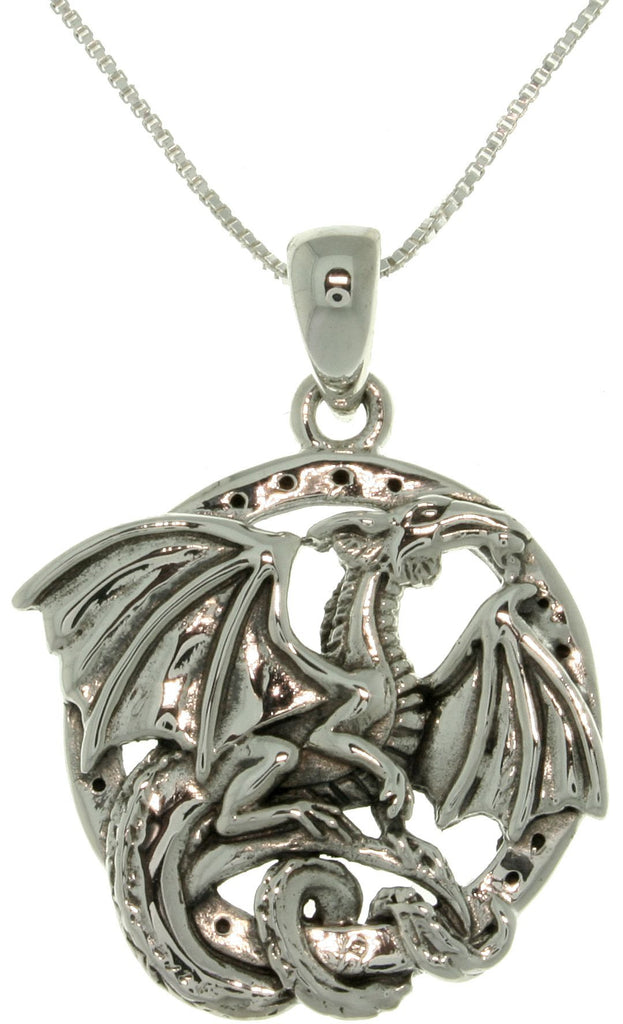 Jewelry Trends Sterling Silver Jody Bergsma Dragon Necklace
