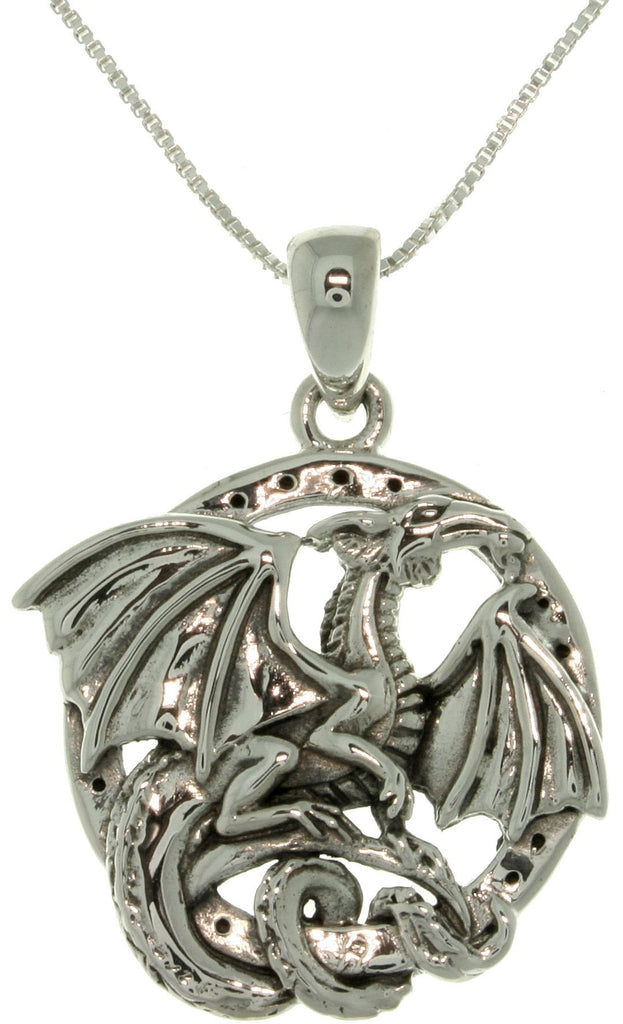 Jewelry Trends Sterling Silver Jody Bergsma Dragon Necklace