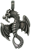 Jewelry Trends Pewter Unisex Flying Dragon Pendant