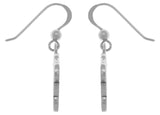 Jewelry Trends Sterling Silver Celtic Irish Clonmacnoise Cross Dangle Earrings