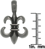 Jewelry Trends Pewter Unisex Fleur De Lis Pendant