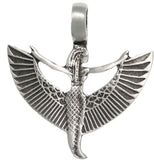 Jewelry Trends Pewter Winged Goddess Maat Isis Pendant