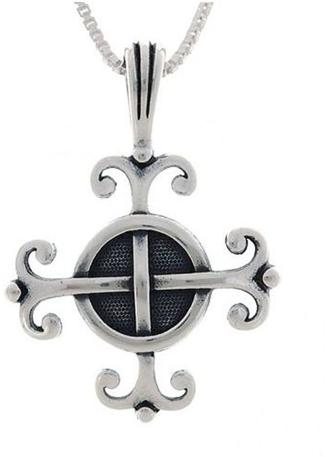 Jewelry Trends Sterling Silver Celtic Wisdom Pendant with 18 Inch Chain Necklace