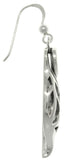 Jewelry Trends Sterling Silver Elegant Flowers with Amethyst Gemstones Dangle Earrings