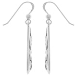 Jewelry Trends Sterling Silver Celtic Knotwork Teardrop Dangle Earrings