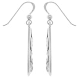 Jewelry Trends Sterling Silver Celtic Knotwork Teardrop Dangle Earrings