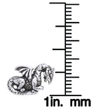 Jewelry Trends Sterling Silver Petite Dragon Post Earrings